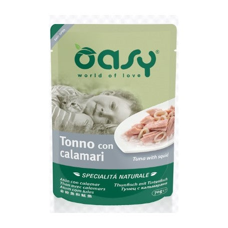 Oasy Specialità Naturale Tonno con Calamari 70gr Oasy Specialità Naturale Tonno con Calamari 70gr